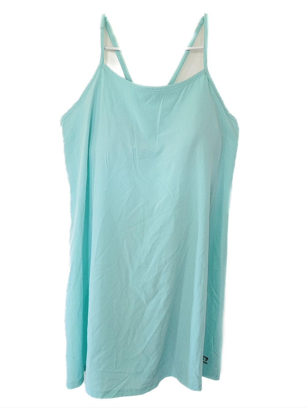 ZELOS Active Tennis Dress Sz XL Turquoise Water Athletic Romper
